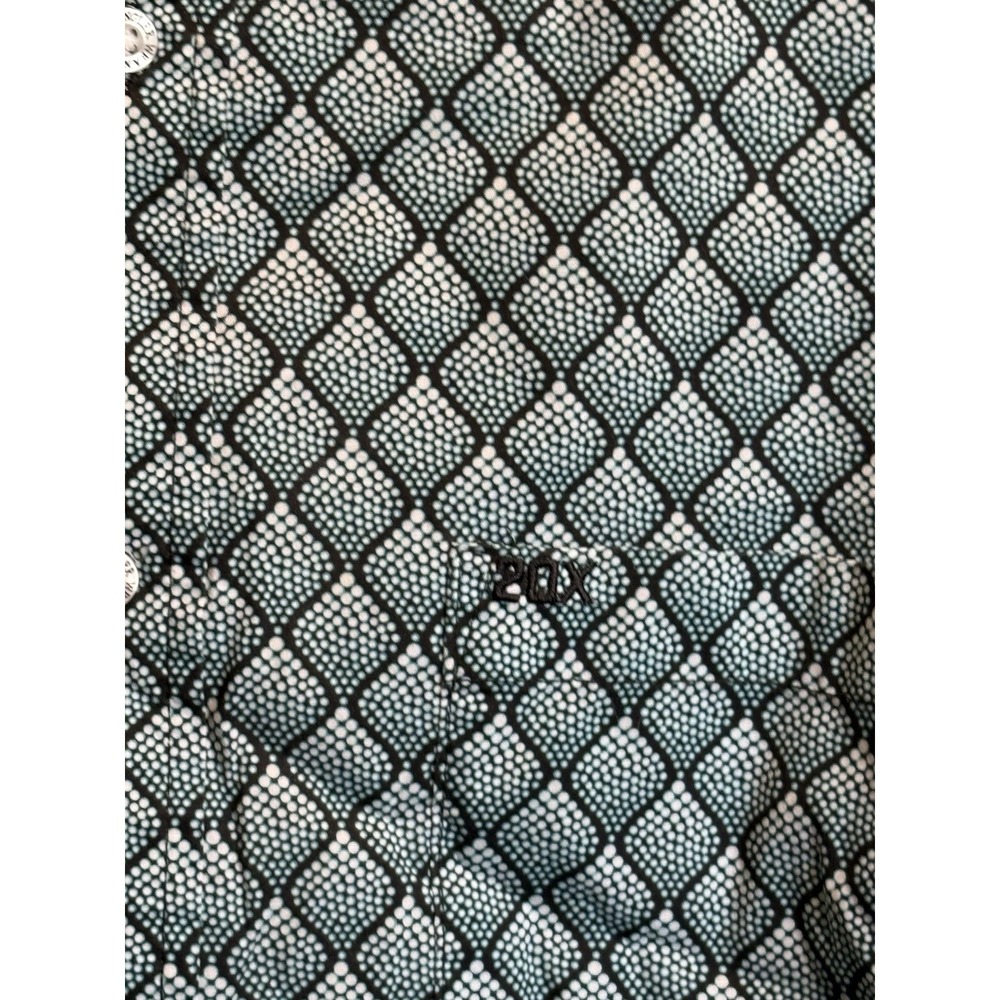 WRANGLER COMPETITION 20X ADVANCED COMFORT PEARL SNAP SHIRT GREEN MENS LARGE - Picture 3 of 5